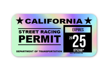 California Street Racing Permit